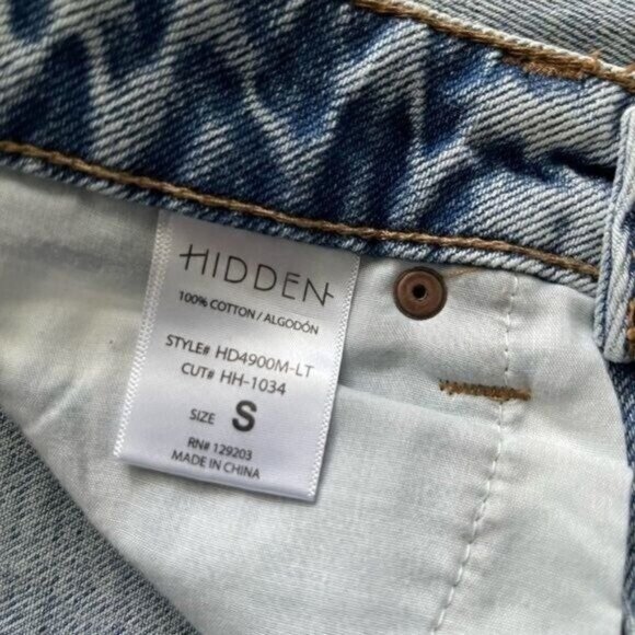 NWT Hidden distressed jean shorts Sofia Mom Short size S - Picture 6 of 6